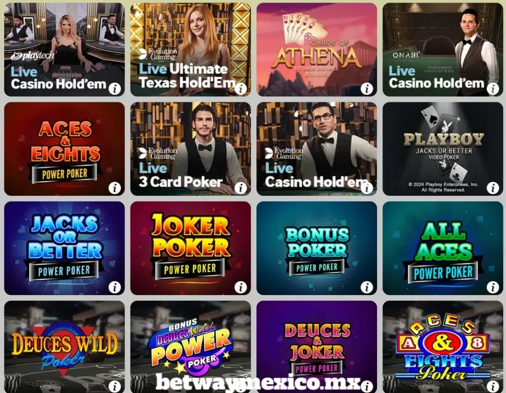 Betway poker
